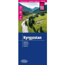 Kirgisistan 1:700.000. Vandtæt vej- og turistkort. 2024-udgave. Reise Know-How