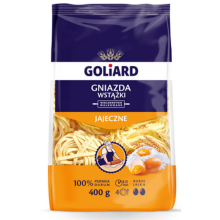 Makaron Gniazda Wstążki Goliard 400g