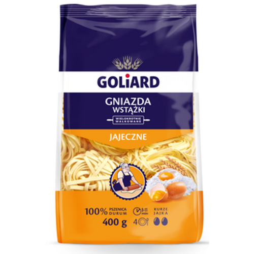 Makaron Gniazda Wstążki Goliard 400g
