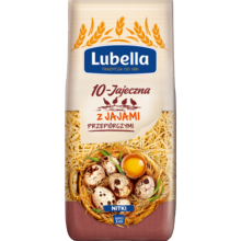 Lubella 10-jajeczna z jajami przepiórczymi Makaron nitki 250 g