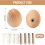 Wooden Coat Rack - Natural - Egg Shape - Max Load 5kg - 4 Wall Hooks 2