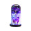 Cúpula de vidro Forever Rose com luz LED – Roxa 1