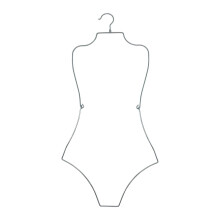 Présentoir à lingerie argenté pour maillots de bain