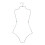 Présentoir à lingerie argenté pour maillots de bain 1