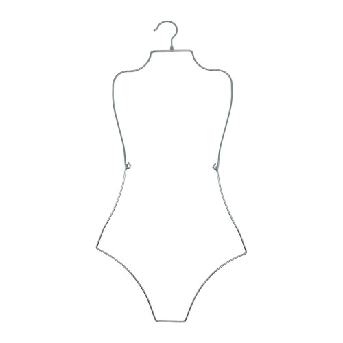 Présentoir à lingerie argenté pour maillots de bain