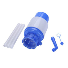 Manuell vattenpump för 5-6 gallon kannor ABS blå