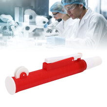 Pipettenspumpe 25 ml roter Kunststoff - Präziser Transfer