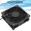 DUOKON Computer Case Fan - 120 mm - 1200 RPM - 18 dBA - Silent USB 2