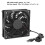 DUOKON Computer Case Fan - 120 mm - 1200 RPM - 18 dBA - Silent USB 4
