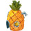 Decorazione per acquario a forma di ananas, dimensioni 7,5*7,5*13 cm. 3