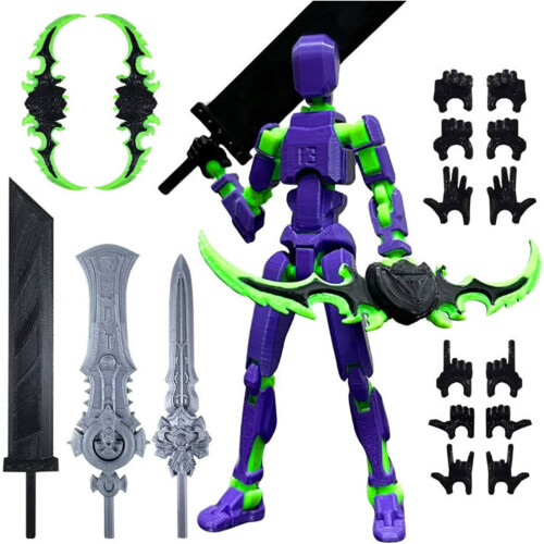 Coffret de figurines T13 – Robot articulé imprimé en 3D