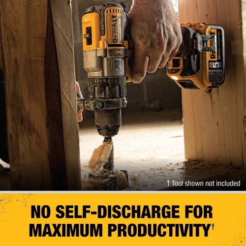 Συμβατό με το κιτ εκκίνησης μπαταρίας DEWALT 20V MAX με 2 μπαταρίες, 5.0Ah (DCB205-2CK) 2