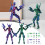 Conjunto de figuras de ação Titan 13 impressas em 3D, 2 peças de 5,3 polegadas. 1