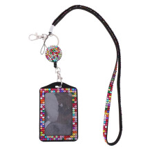 Lanière à strass avec enrouleur rétractable (1 pièce)