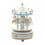 Carillon in legno con giostra e 4 cavalli 1