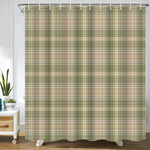 Christmas Shower Curtain Polyester 60x72 in