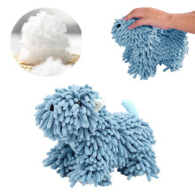 Serviette pour les mains en chenille douce en forme de chien – 230 g