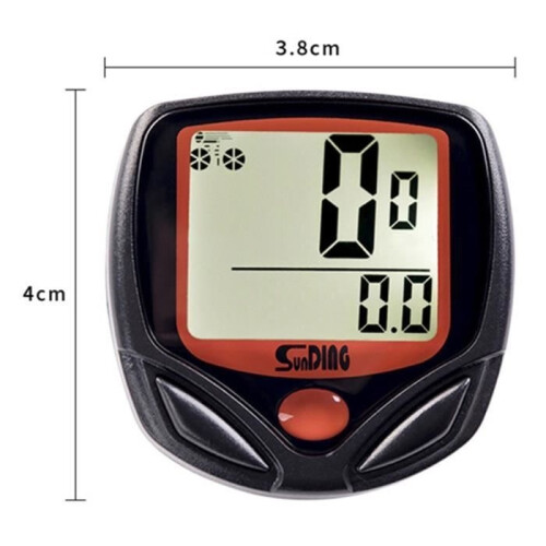 Sunding SD-548B Wired Bicycle Computer, Odometer, Speedometer, Waterproof LCD, 14 Functions 1