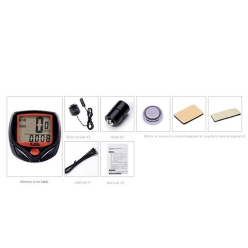 Sunding SD-548B Wired Bicycle Computer, Odometer, Speedometer, Waterproof LCD, 14 Functions 2