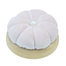 Pumpkin Pin Cushion with Wooden Base