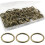 20 mm open springringen goudkleurig, 150 stuks, 2 mm dik 1