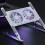 Laptop Cooling Stand, Adjustable Angle, Foldable for 14-17.3" Laptops - Silver 3