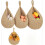 3-teiliges Set böhmischer Wand-Obstkörbe 1