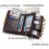 Men's Leather Wallet, RFID-blocking Men's Wallet, Orange Hasp Wallet 2