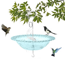 Abri pour mangeoire à oiseaux coupe-vent et imperméable pour jardin extérieur