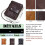 Men's Leather Wallet, RFID-blocking Men's Wallet, Orange Hasp Wallet 4