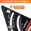 Carpenter's square rule, metal and aluminum, folding triangle, combination square rule, multi-functional, 317mm 4