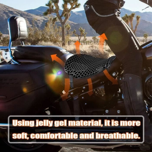 Motorcycle Seat Cushion - Unspecified - 3D Pattern - Shockproof - Breathable - Waterproof 1
