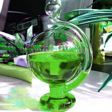 Barómetro de botella con pronóstico del tiempo y decoración de vidrio