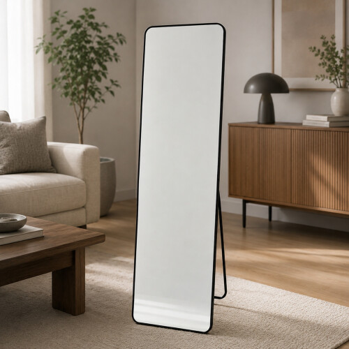 Gr8 Home 150x40cm Bedroom Floor Mirror Black Frame 1