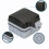 Outdoor wall socket with USB port, IP66 waterproof socket, garden socket, protective contact for damp locations 3