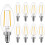 Becuri candelabru B10LED 5W 2700K E12, pachet de 8 1