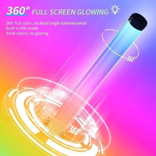 RGB LED Light Bars - Smart - 42cm - 16 Million Colors - App Control - Remote Control 1