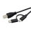 Cabo de impressora USB-A para USB-B 1m 1,5m 2m 6