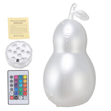 Pelota inflable luminosa, impermeable, con control remoto.