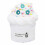 Set de slime de mantequilla de 70 ml con champiñón de algodón y donut blanco 1
