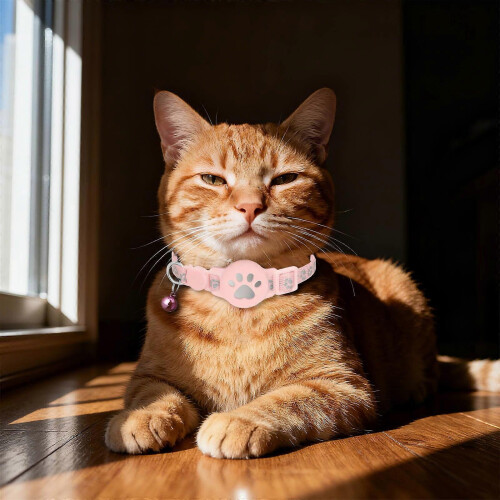 Waterproof GPS Cat Tracker Collar for Android, Real-Time Pet Locator with Adjustable Fit, No Monthly Fee 2