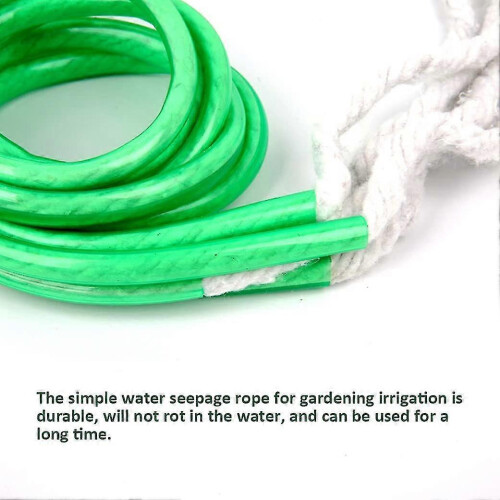 Automatic Drip Irrigation Watering Rope String for Potted Plants Indoor Green 5 Pack 2