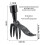 Weeding Tool Head Replacement Compatible with Claw Foot Pedal Weed Puller for Gardening Digging 5