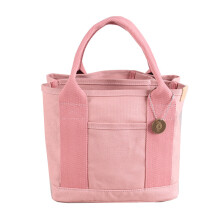 Bolsa de lona para el almuerzo – Gran capacidad, 23x15x21cm