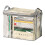 Boîte de rangement pour livres transparente et pliable 1