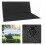 Waterproof Folding Replacement Fabric Swing Cover, Black Polyester, 148x50x50cm 2
