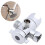 Shower Arm Diverter, 1/2" Angle Valve Mounting Bracket for Handheld Shower Chrome Plated 3