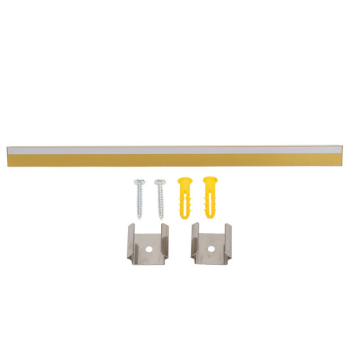 LED-stribe væglampe IP43 guld 176–264V