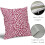 Fodere per cuscini con stampa leopardata, 45x45 cm, set da 2, in lino 4