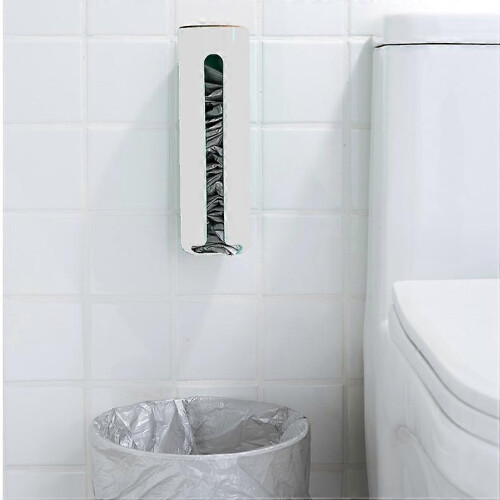 Suction Cup Wall Mounted Storage Box for Kitchen Bathroom Cotton Rounds Garbage Bags 2